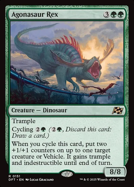 Agonasaur Rex, Magic card DFT 151 — Aetherdrift set