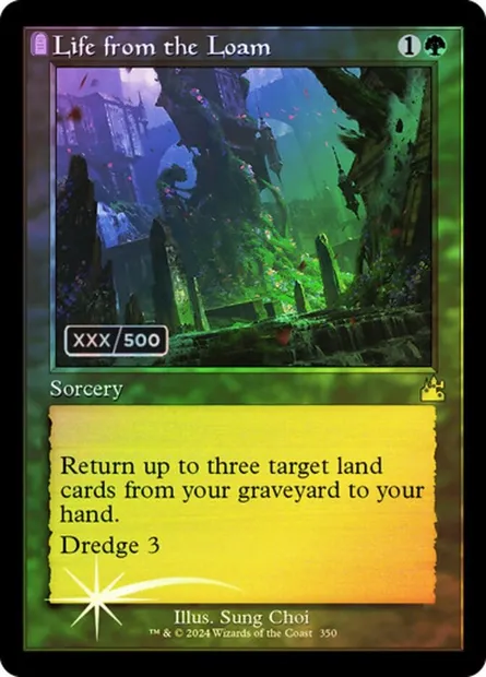 Life from the Loam, Magic card RVR 350z — Ravnica Remastered set