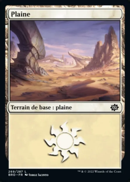 Plaine, carte Magic BRO 269 — extension La Guerre Fratricide