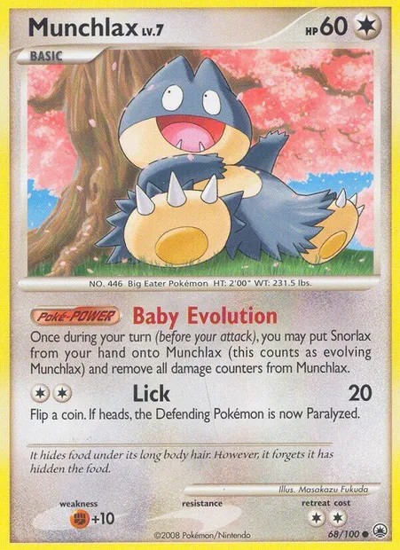 Goinfrex, carte Pokémon MD 68 — extension Aube Majestueuse