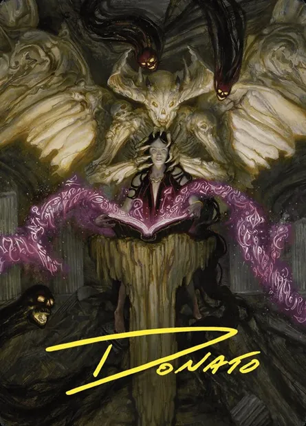 Demonic Tutor // Demonic Tutor, Magic card ACMM 64 — Commander Masters Art Series set