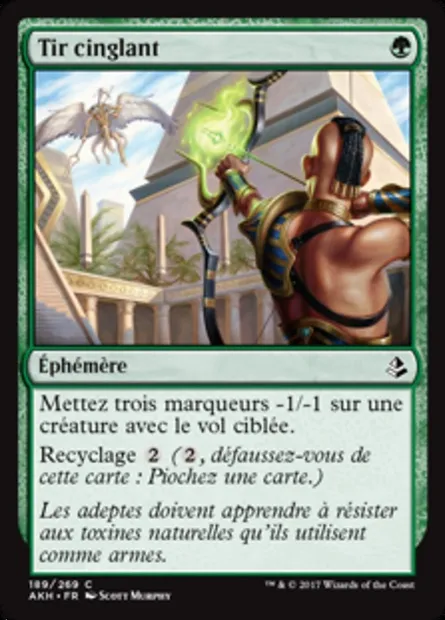 Tir cinglant, carte Magic AKH 189 — extension Amonkhet