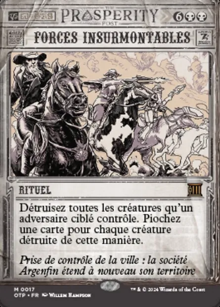 Forces insurmontables, carte Magic OTP 17 — extension Breaking News
