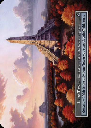 Lone Tower, carte Sorcery PRO 061 — extension Promotional