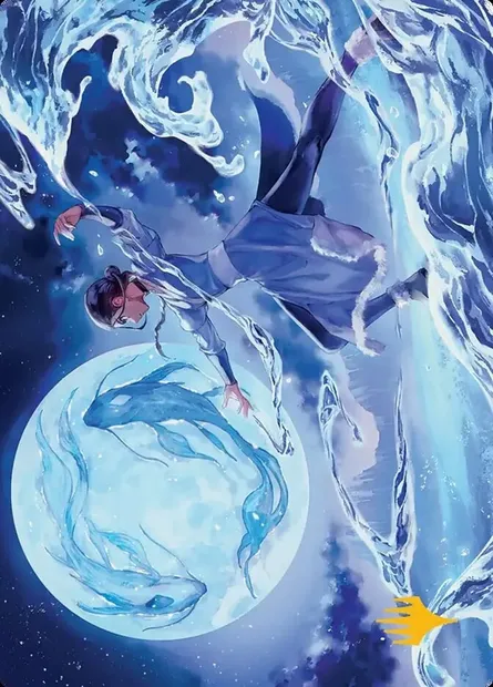 Waterbender Ascension // Waterbender Ascension, carte Magic ATLA 6 — extension Avatar: the Last Airbender Art Series
