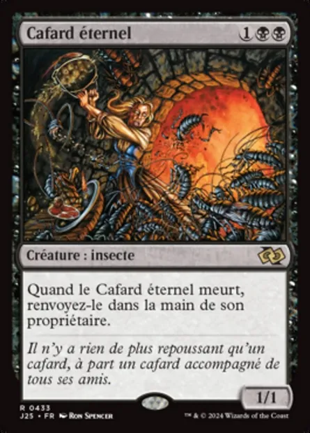 Cafard éternel, carte Magic J25 433 — extension Foundations Jumpstart