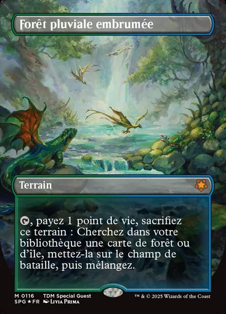 Forêt pluviale embrumée, carte Magic SPG 116 — extension Special Guests