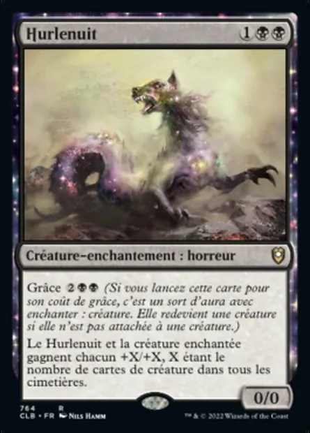 Hurlenuit, carte Magic CLB 764 — extension Commander Légendes : la bataille de la Porte de Baldur