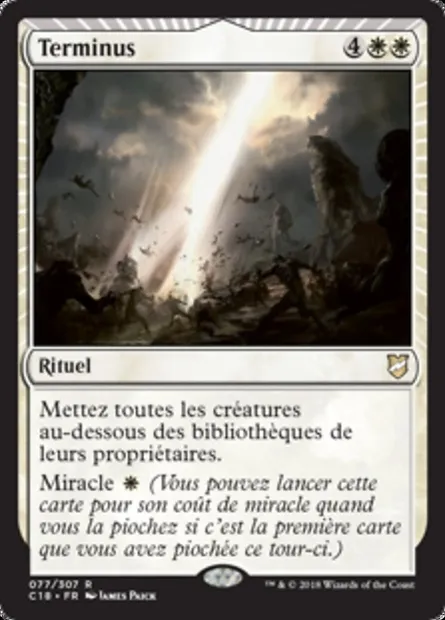 Terminus, carte Magic C18 77 — extension Commander 2018