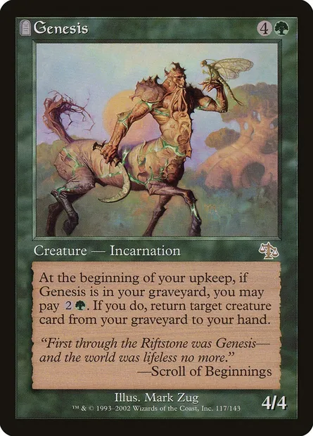 La Genèse, carte Magic JUD 117 — extension Jugement