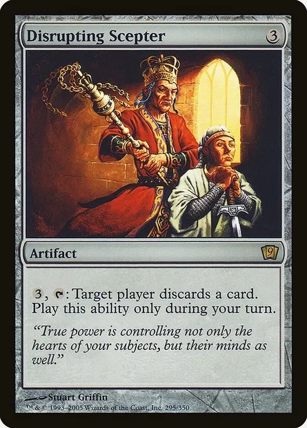 Sceptre de dislocation, carte Magic 9ED 295★ — extension Neuvième Edition