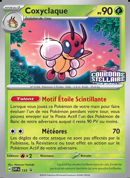 Coxyclaque, carte Pokémon PR-SV 133 — extension SVP Black Star Promos