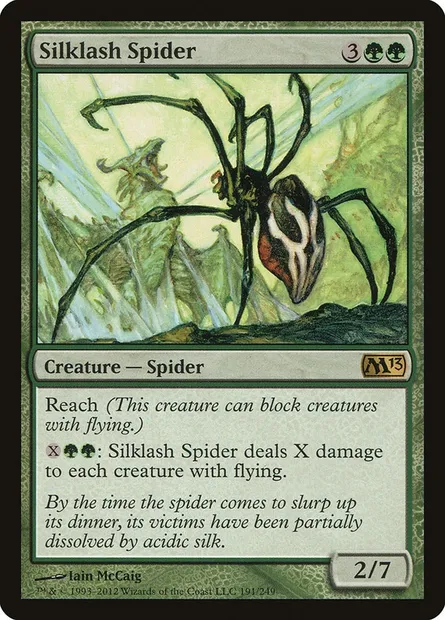Silklash Spider, Magic card M13 191 — Magic 2013 set