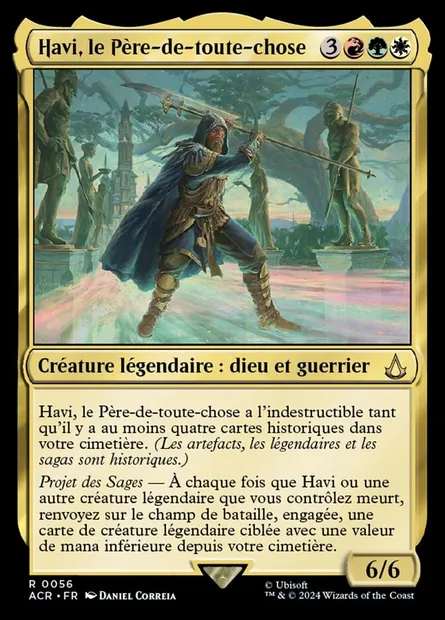 Havi, le Père-de-toute-chose, carte Magic ACR 56 — extension Assassin's Creed