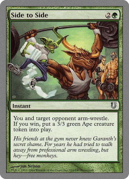 Side to Side, Magic card UNH 110 — Unhinged set