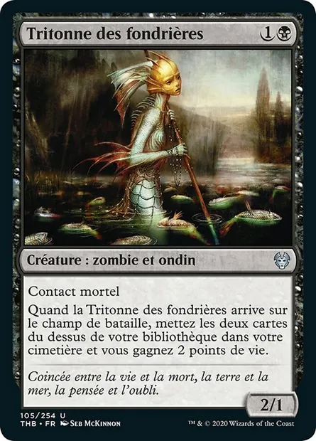 Tritonne des fondrières, carte Magic THB 105 — extension Theros Beyond Death