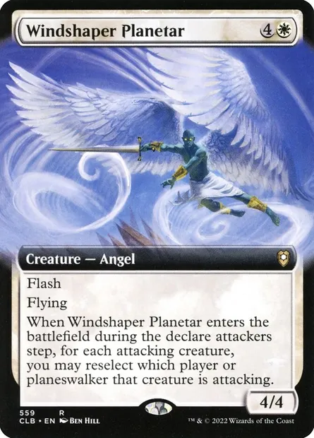 Windshaper Planetar, Magic card CLB 559 — Commander Legends: Battle for Baldur's Gate set