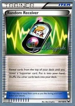 Random Receiver, Pokémon card WCD13 099-2 — World Championship Decks 2013 set