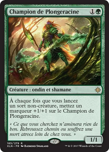 Champion de Plongeracine, carte Magic XLN 185 — extension Ixalan