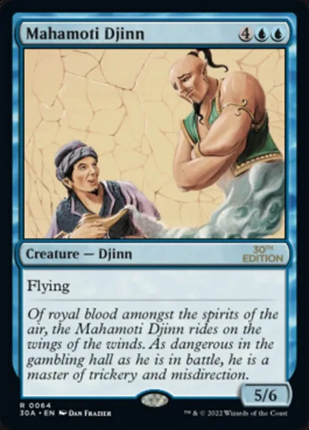 Mahamoti Djinn, Magic card 30A 64 — 30th Anniversary Edition set