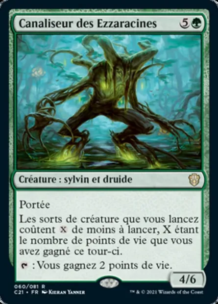 Canaliseur des Ezzaracines, carte Magic C21 60 — extension Commander 2021