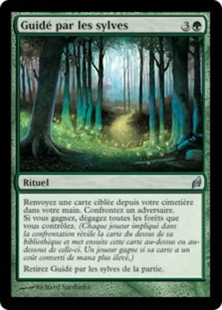 Guidé par les sylves, carte Magic LRW 243 — extension Lorwyn