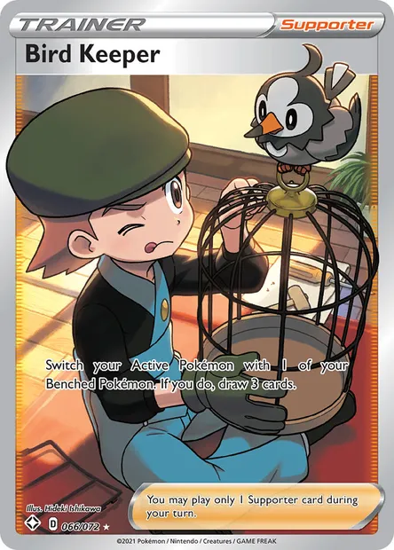 Bird Keeper, Pokémon card SHF 66 — Shining Fates set