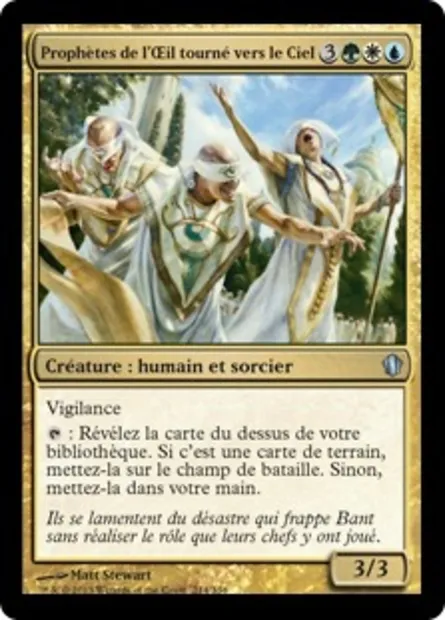 Prophètes de l'Œil tourné vers le Ciel, carte Magic C13 214 — extension Commander 2013