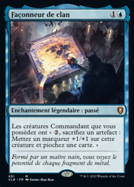 Façonneur de clan, carte Magic CLB 651 — extension Commander Légendes : la bataille de la Porte de Baldur