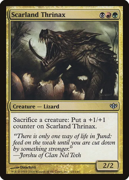 Scarland Thrinax, Magic card CON 123 — Conflux set