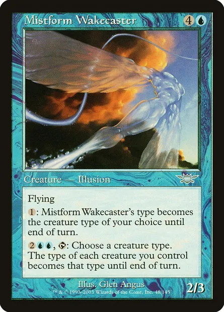 Mistform Wakecaster, Magic card LGN 48 — Legions set