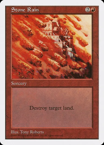 Stone Rain, Magic card 5ED 270 — Fifth Edition set