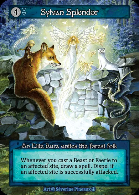 Sylvan Splendor, carte Sorcery ATH 156 — extension Arthurian Legends
