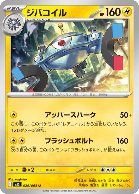 Magnézone, carte Pokémon m1S 029 — extension Mega Symphonia