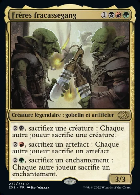 Frères fracassegang, carte Magic 2X2 275 — extension Double Masters 2022