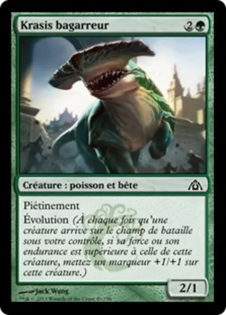 Krasis bagarreur, carte Magic DGM 41 — extension Le labyrinthe du dragon
