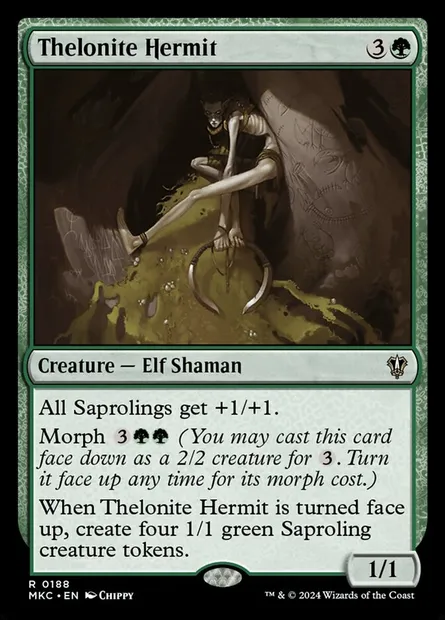 Thelonite Hermit, Magic card MKC 188 — Murders at Karlov Manor Commander set