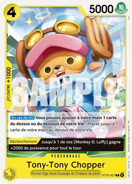 Tony-Tony Chopper, carte One Piece ST29-007 — extension EGG HEAD