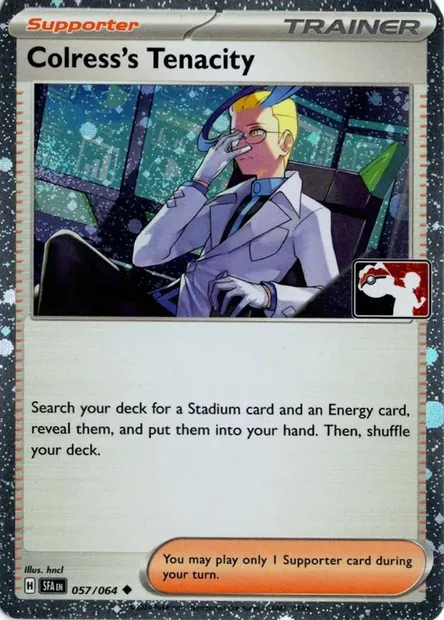 Colress's Tenacity, Pokémon card PPS 057-4 — Play! Pokémon Prize Pack Series set
