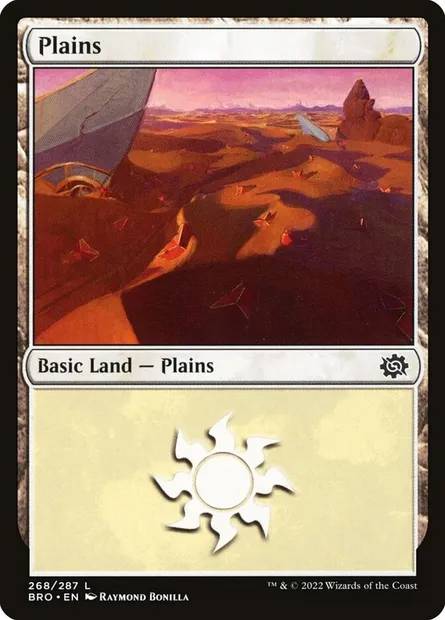 Plains, Magic card BRO 268 — The Brothers' War set
