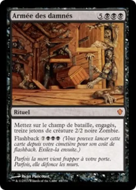 Armée des damnés, carte Magic C13 69 — extension Commander 2013