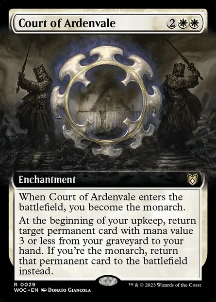 Court of Ardenvale, Magic card WOC 29 — Wilds of Eldraine Commander set
