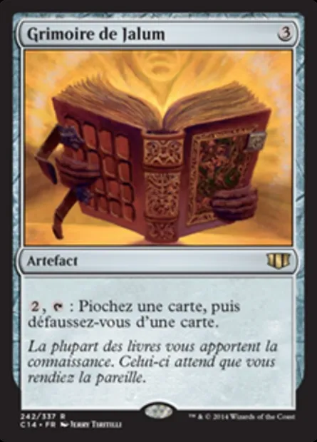 Grimoire de Jalum, carte Magic C14 242 — extension Commander 2014