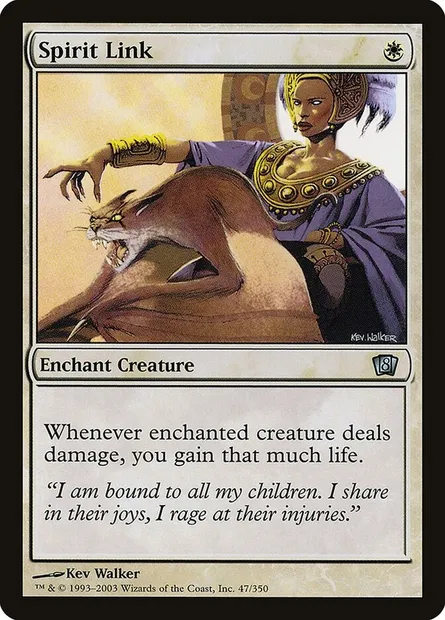 Spirit Link, Magic card 8ED 47★ — Eighth Edition set