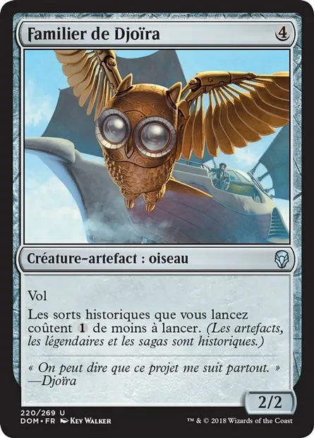 Familier de Djoïra, carte Magic DOM 220 — extension Dominaria