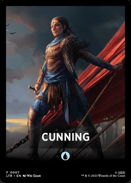 Cunning, Magic card FLTR 7 — Tales of Middle-earth Front Cards set