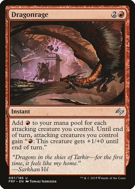 Dragonrage, Magic card FRF 97 — Fate Reforged set