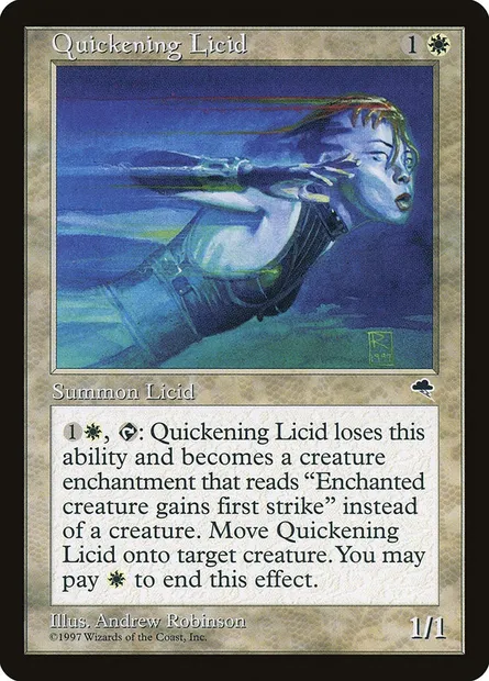 Quickening Licid, Magic card TMP 36 — Tempest set