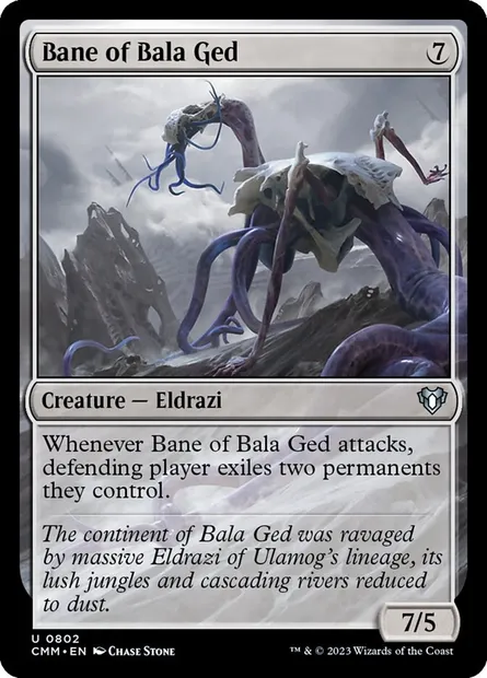 Bane of Bala Ged, Magic card CMM 802 — Commander Masters set