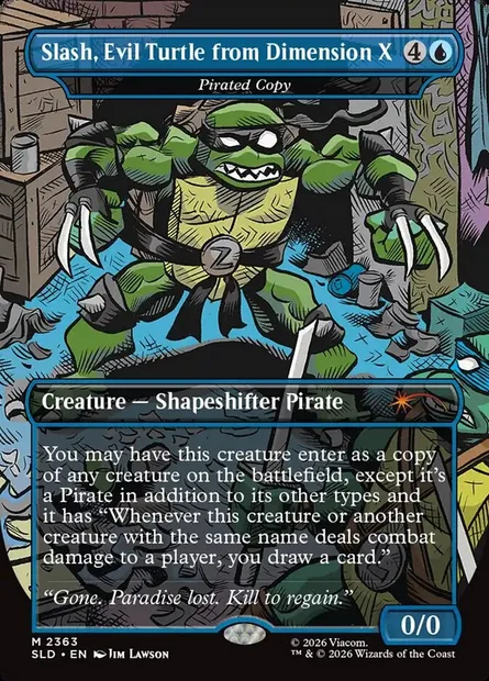 Copie pirate, carte Magic SLD 2363 — extension Secret Lair Drop